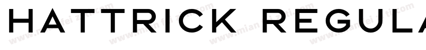 hattrick regular字体转换